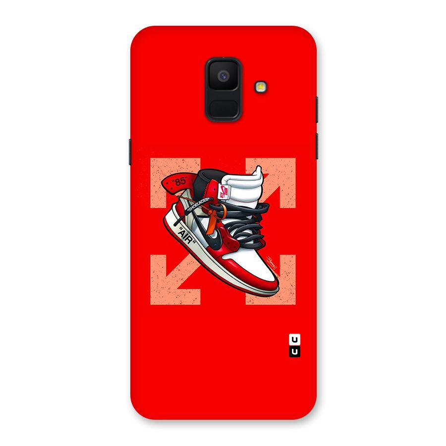 Trendy Air Shoes Back Case for Galaxy A6 (2018)