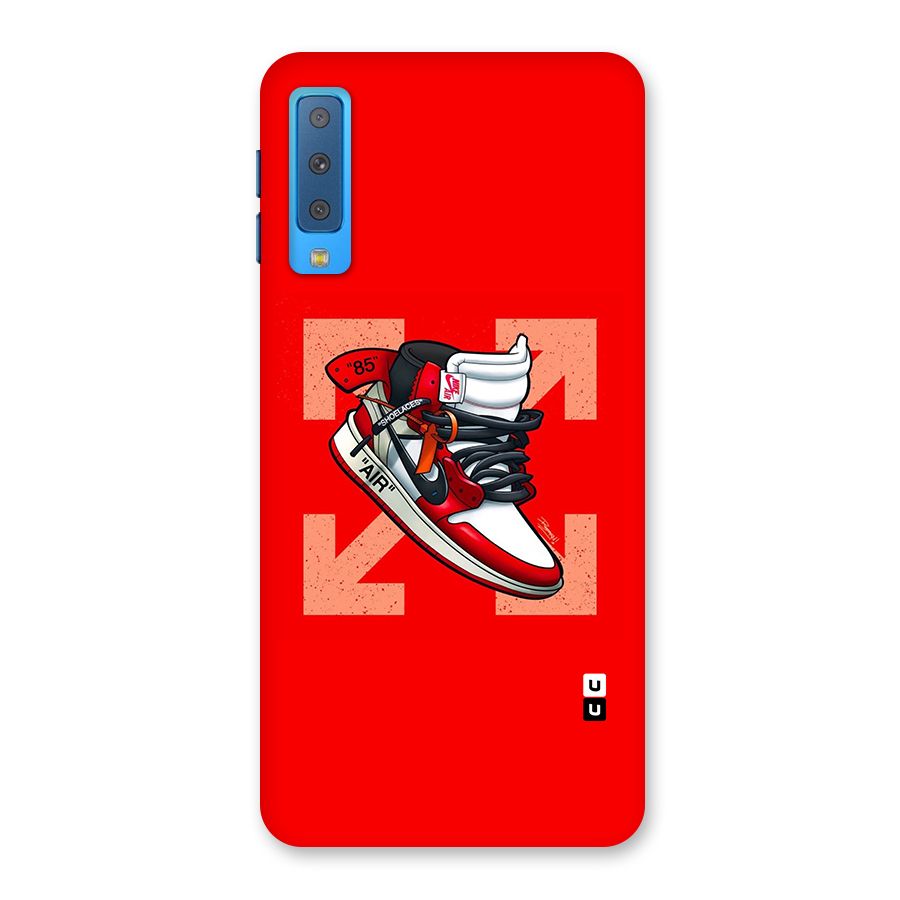 Trendy Air Shoes Back Case for Galaxy A7 (2018)