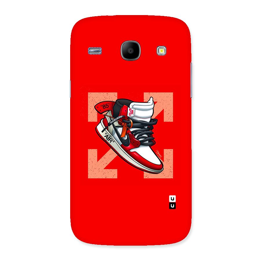 Trendy Air Shoes Back Case for Galaxy Core