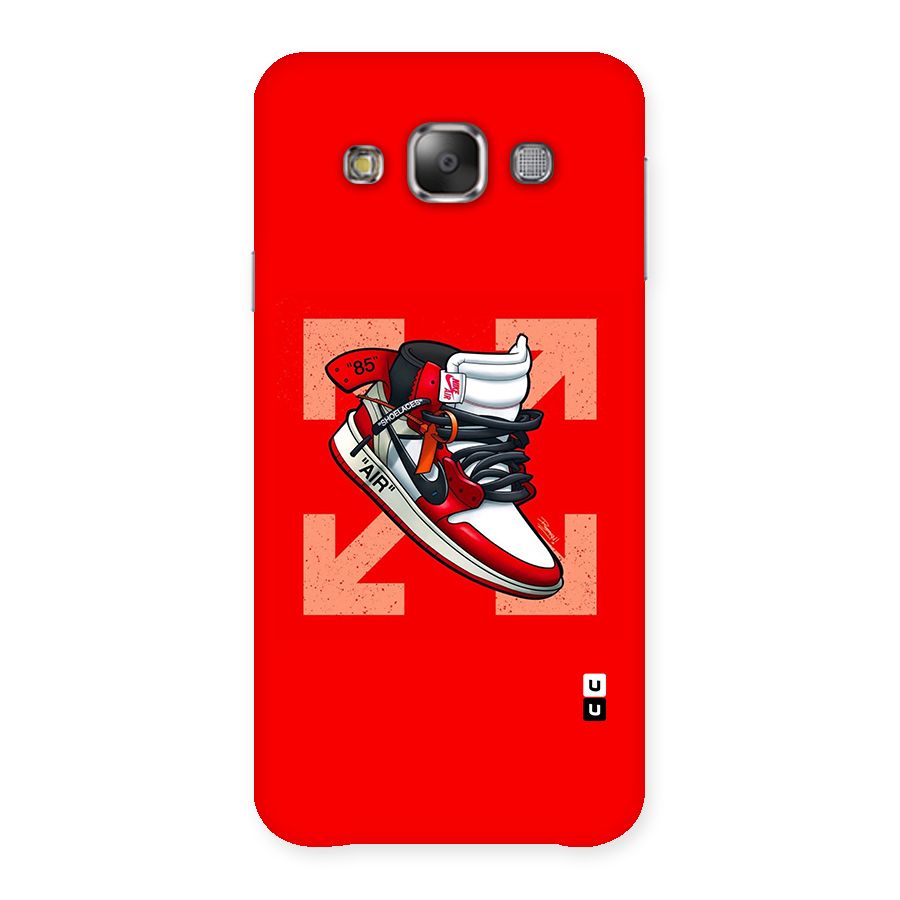 Trendy Air Shoes Back Case for Galaxy E7