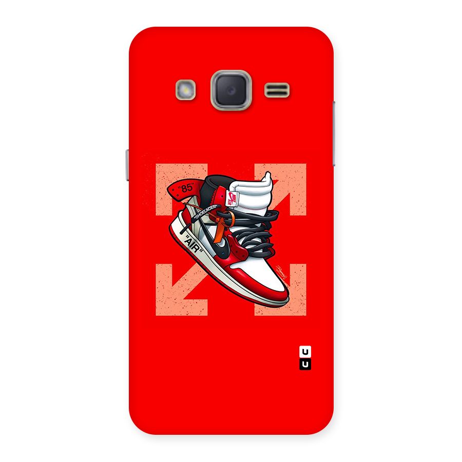 Trendy Air Shoes Back Case for Galaxy J2