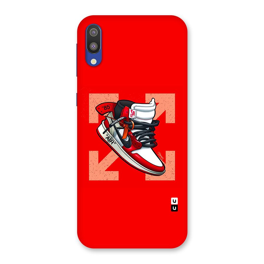 Trendy Air Shoes Back Case for Galaxy M10