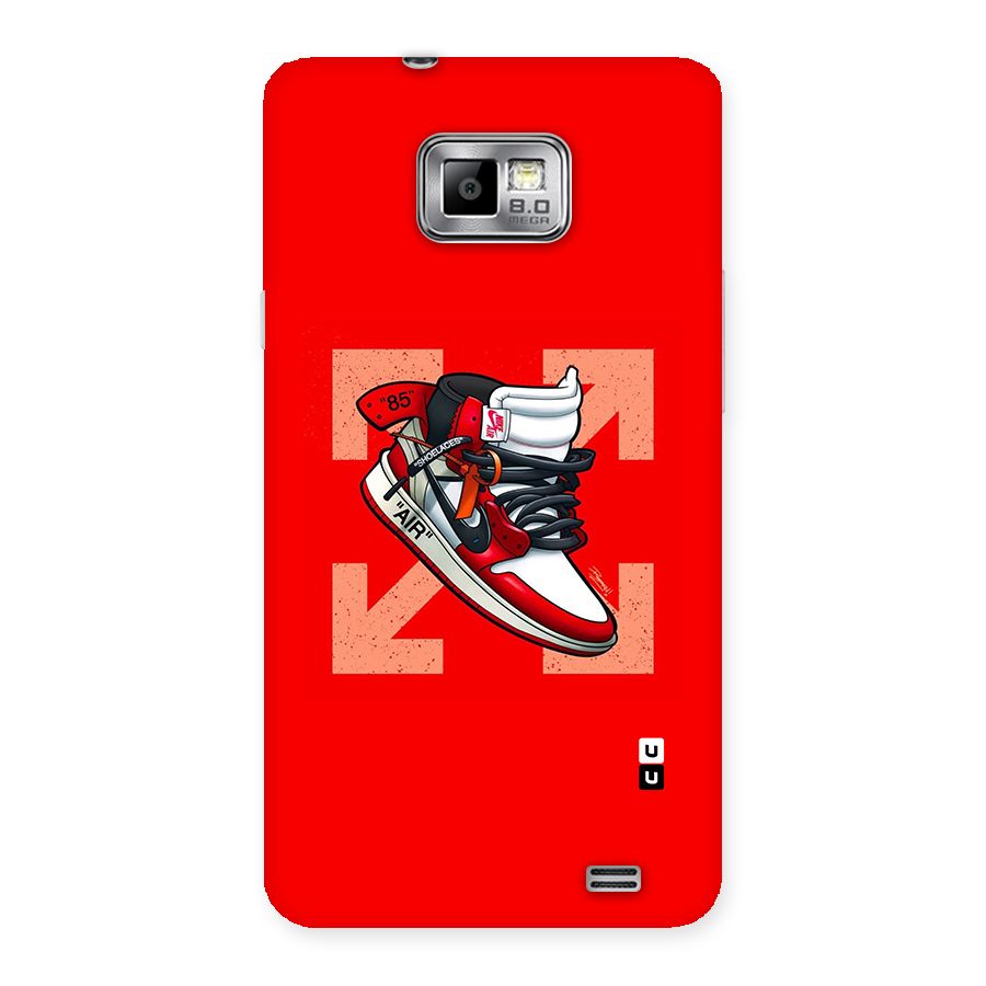 Trendy Air Shoes Back Case for Galaxy S2