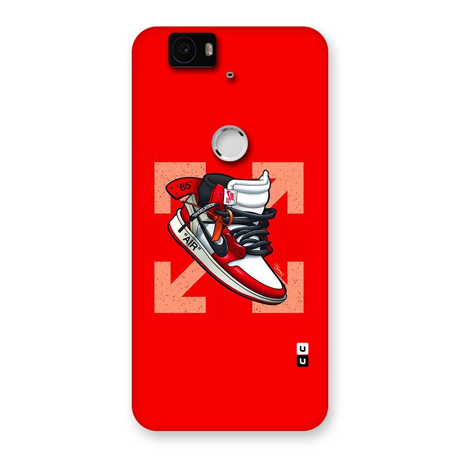 Trendy Air Shoes Back Case for Google Nexus-6P