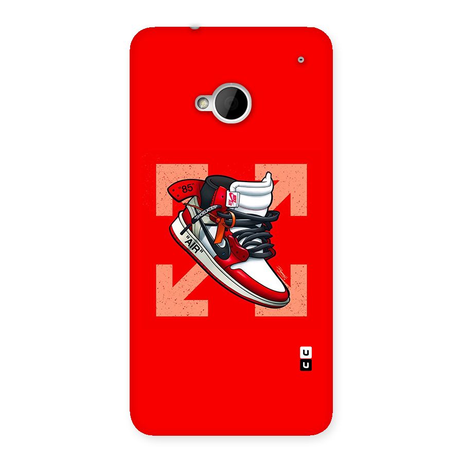 Trendy Air Shoes Back Case for HTC One M7