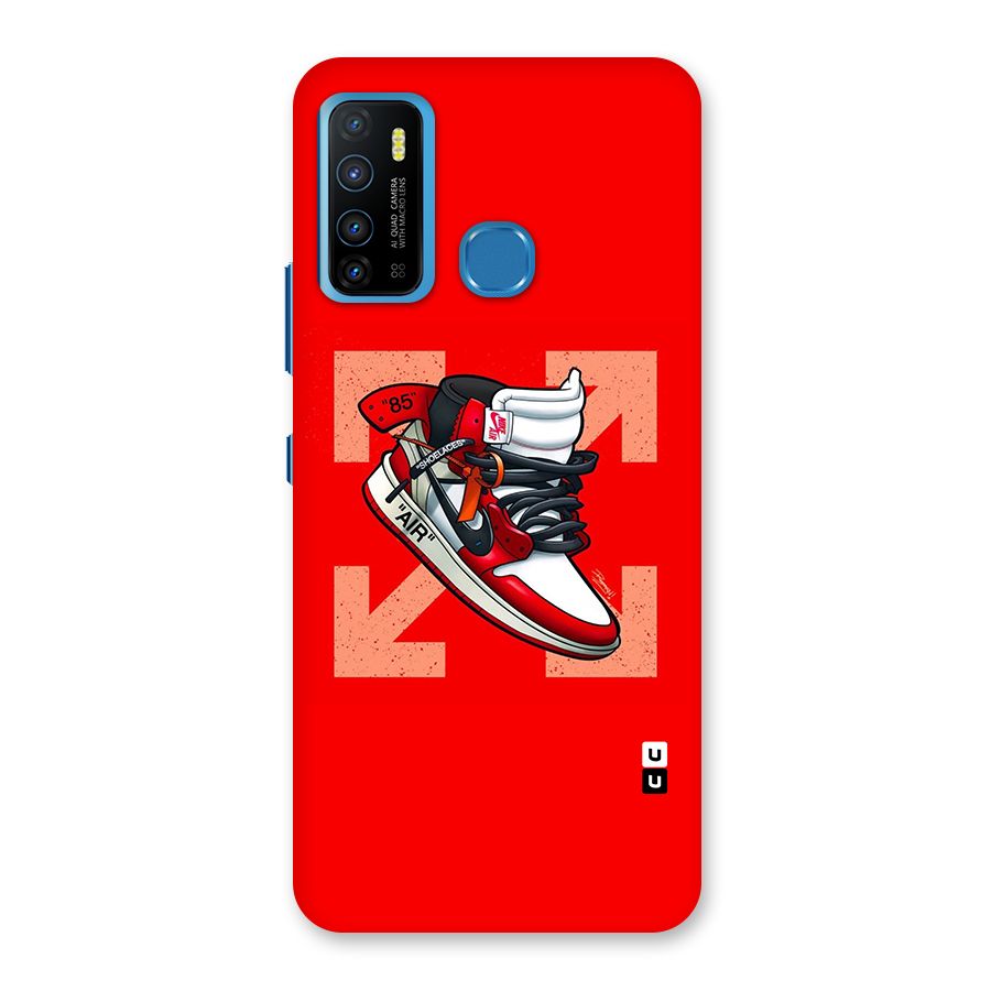 Trendy Air Shoes Back Case for Infinix Hot 9