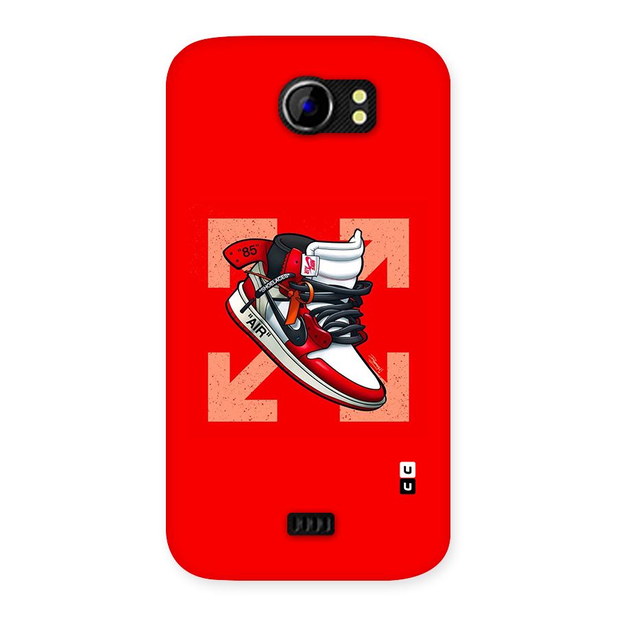 Trendy Air Shoes Back Case for Micromax Canvas 2 A110