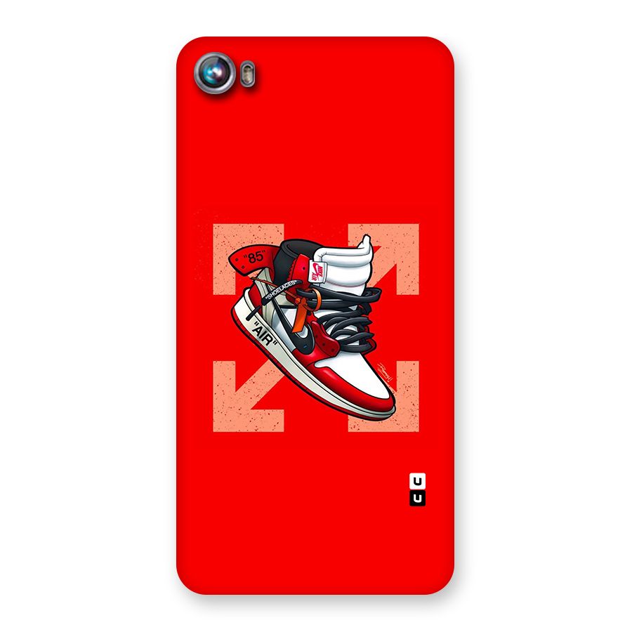 Trendy Air Shoes Back Case for Micromax Canvas Fire 4 A107