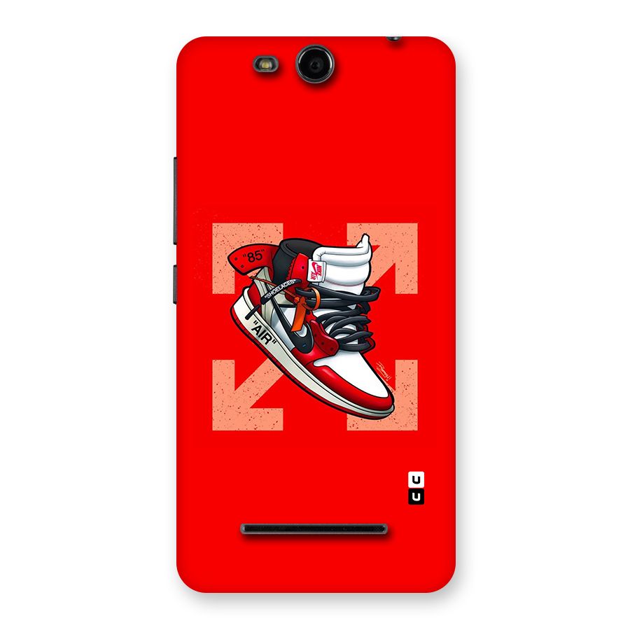 Trendy Air Shoes Back Case for Micromax Canvas Juice 3 Q392