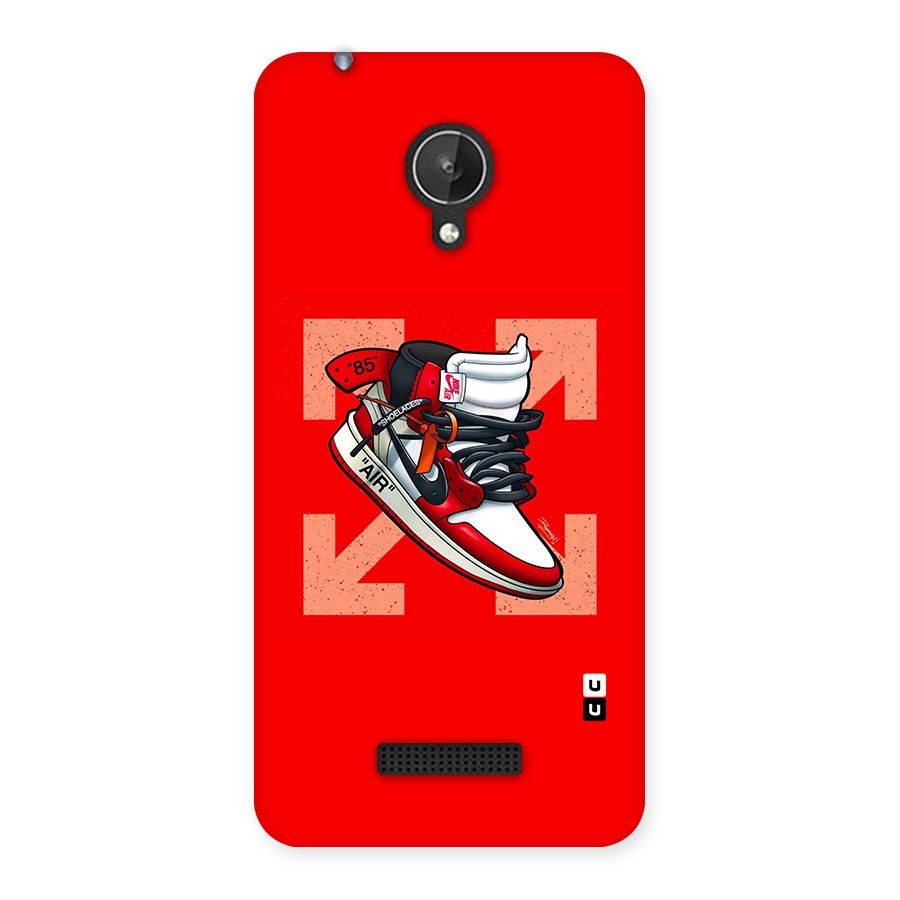 Trendy Air Shoes Back Case for Micromax Canvas Spark Q380