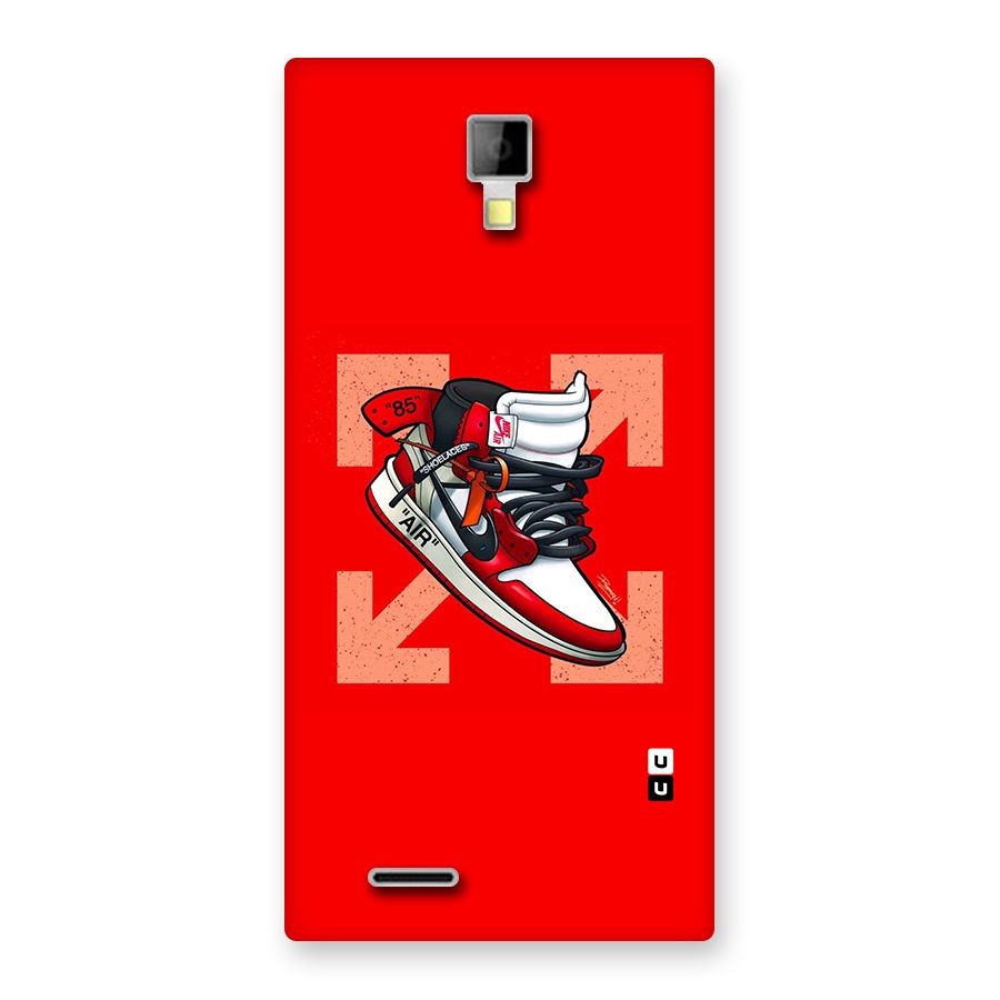 Trendy Air Shoes Back Case for Micromax Canvas Xpress A99