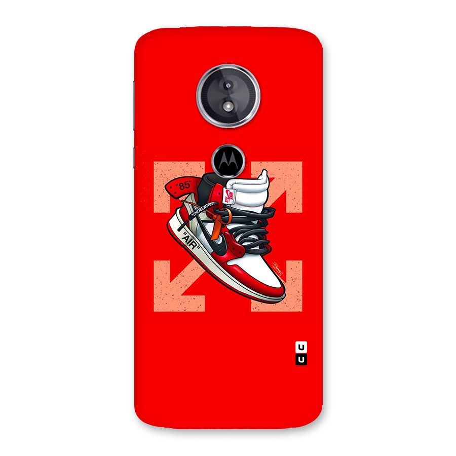 Trendy Air Shoes Back Case for Moto E5