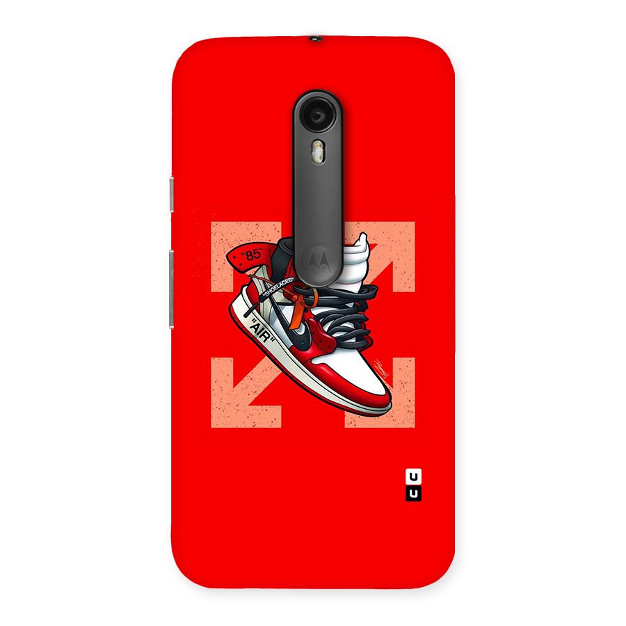 Trendy Air Shoes Back Case for Moto G3