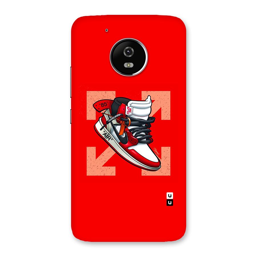 Trendy Air Shoes Back Case for Moto G5