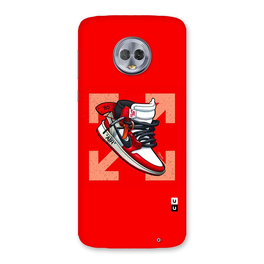 Trendy Air Shoes Back Case for Moto G6 Plus