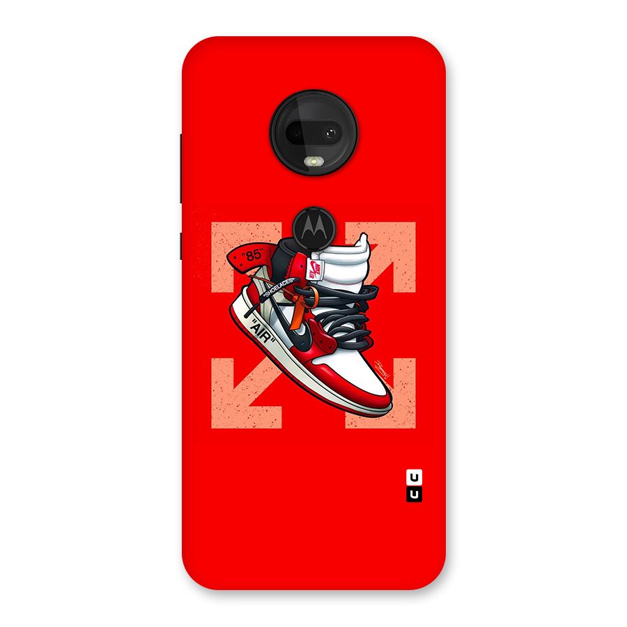 Trendy Air Shoes Back Case for Moto G7