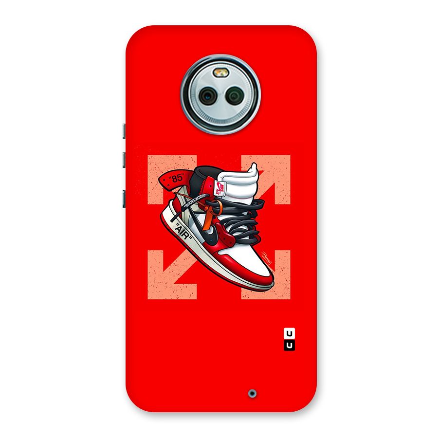 Trendy Air Shoes Back Case for Moto X4