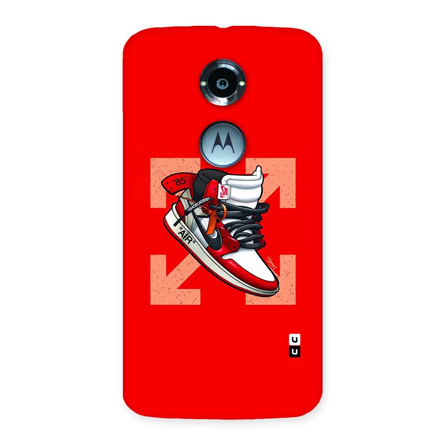 Trendy Air Shoes Back Case for Moto X 2nd Gen