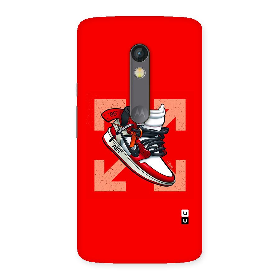 Trendy Air Shoes Back Case for Moto X Play