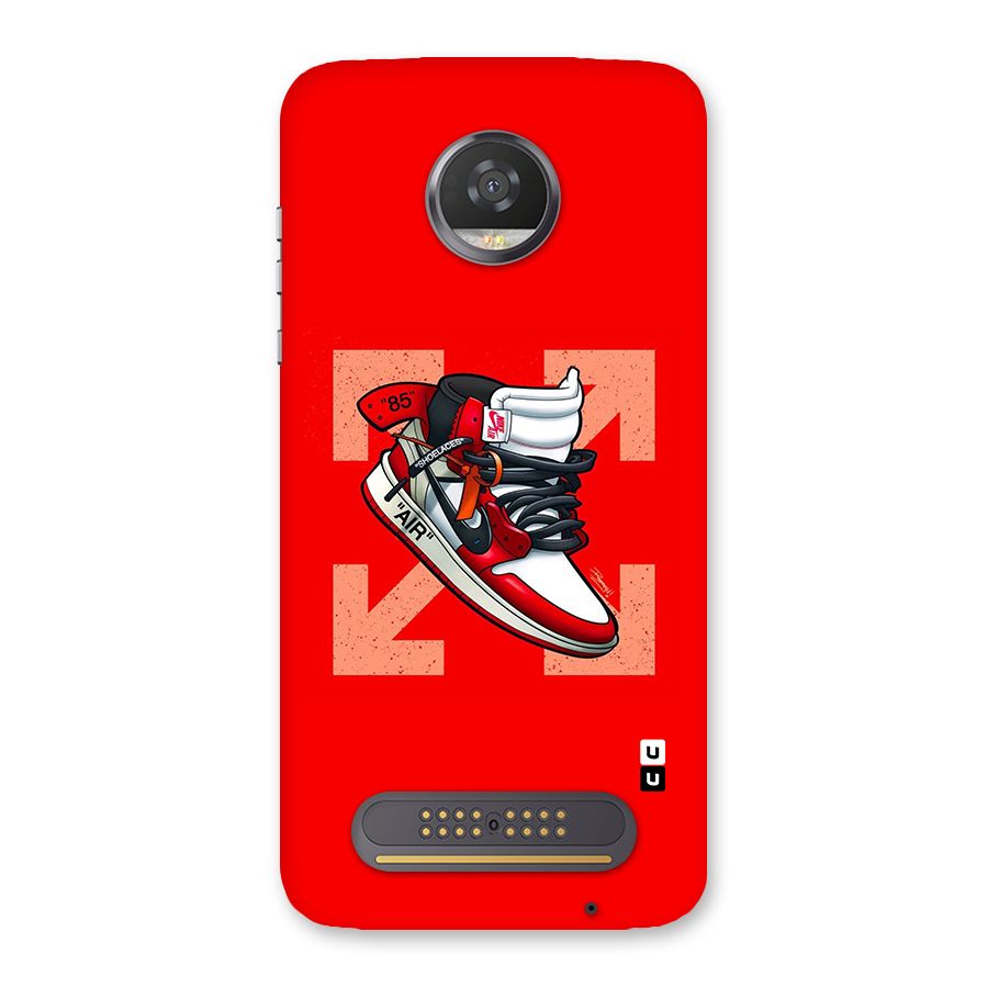 Trendy Air Shoes Back Case for Moto Z2 Play