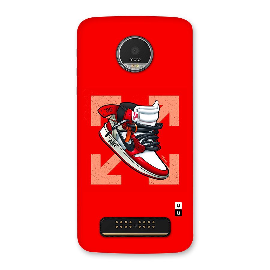Trendy Air Shoes Back Case for Moto Z Play