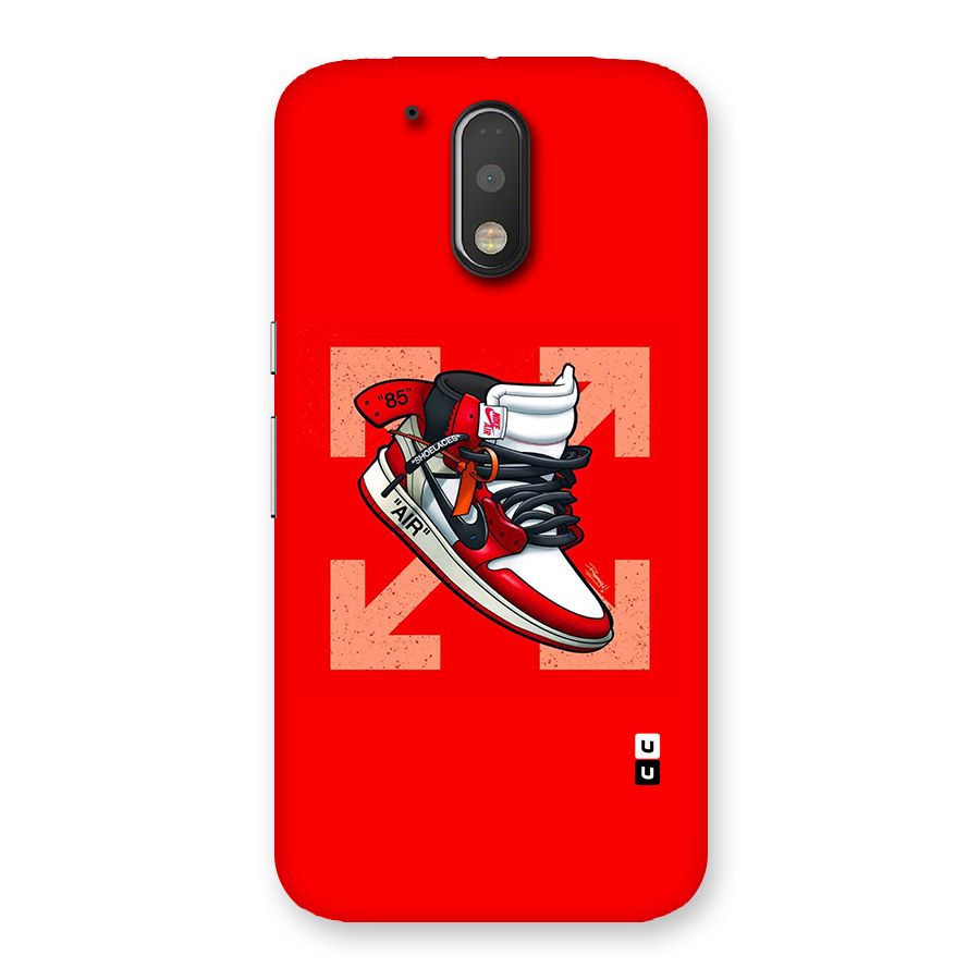 Trendy Air Shoes Back Case for Motorola Moto G4 Plus