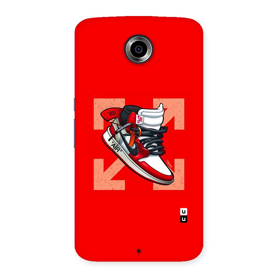 Trendy Air Shoes Back Case for Nexsus 6