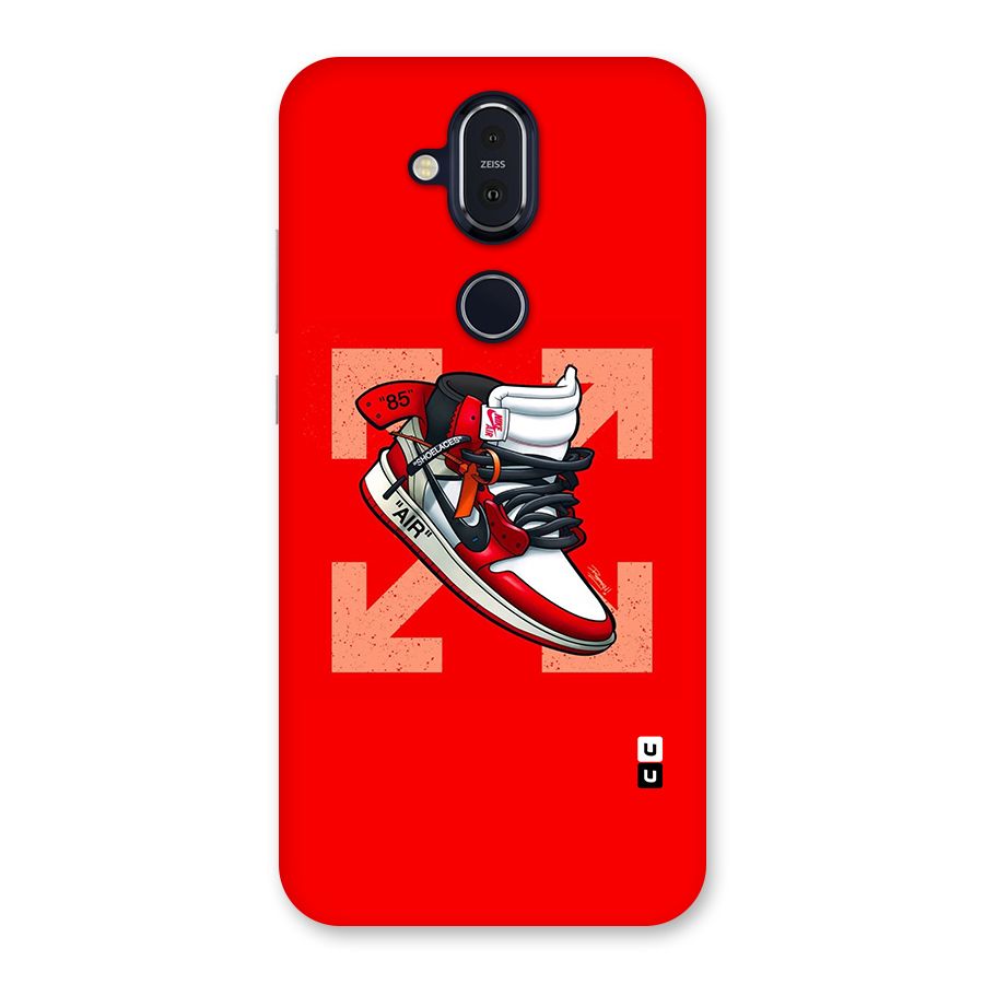 Trendy Air Shoes Back Case for Nokia 8.1