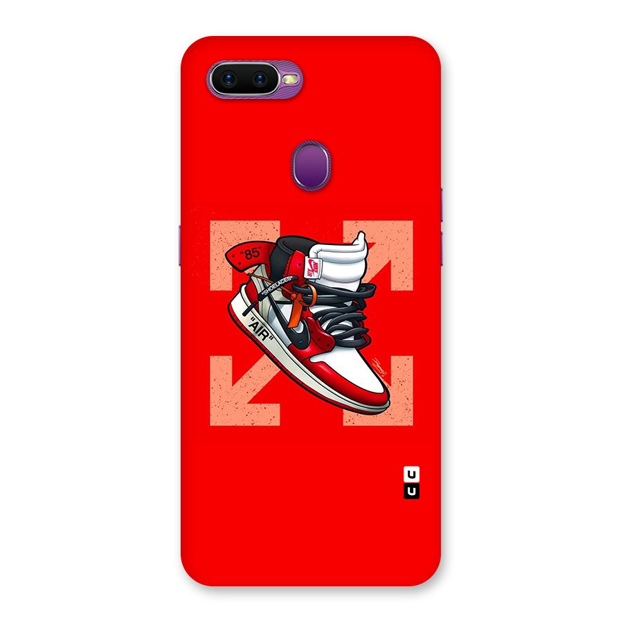 Trendy Air Shoes Back Case for Oppo F9