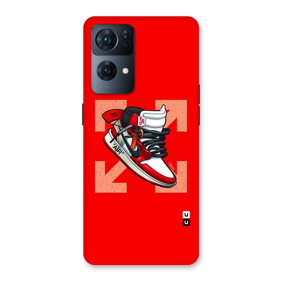 Trendy Air Shoes Back Case for Oppo Reno7 Pro 5G
