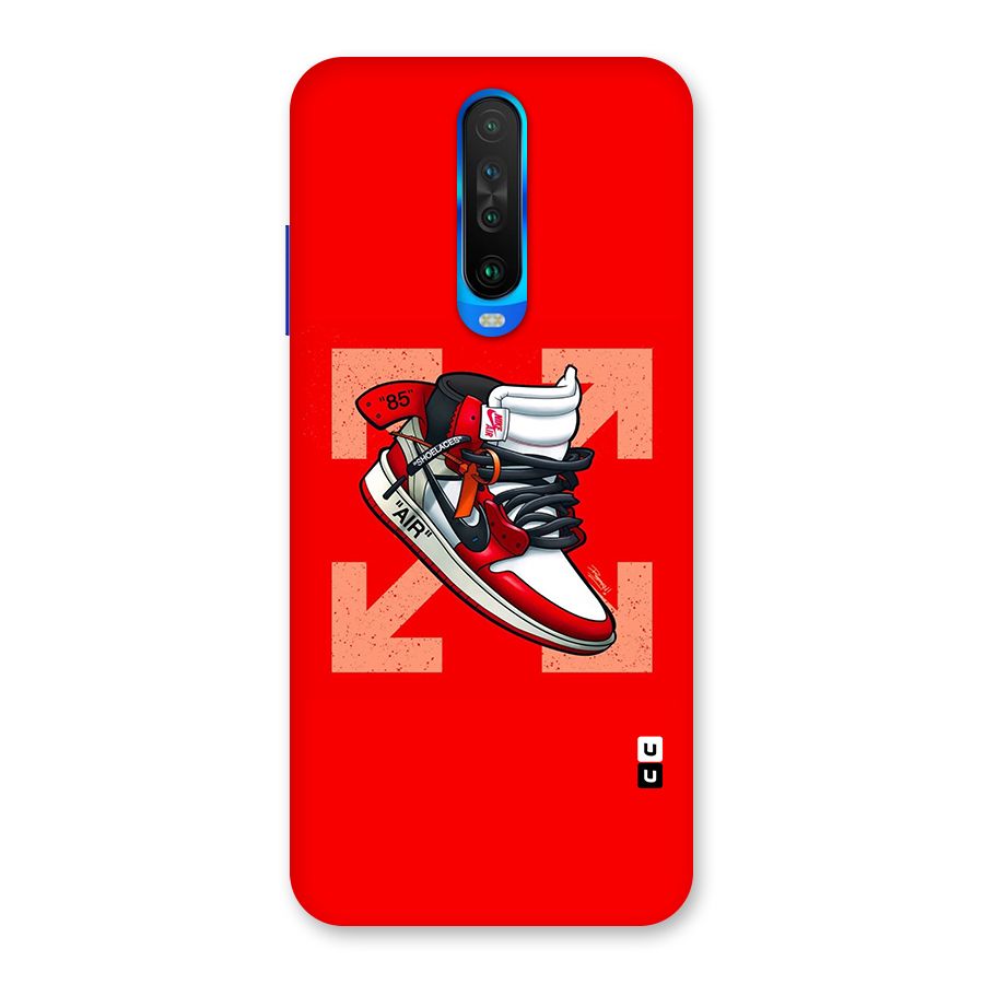 Trendy Air Shoes Back Case for Poco X2