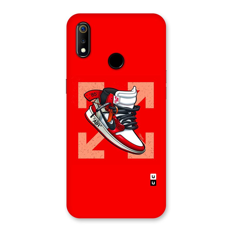 Trendy Air Shoes Back Case for Realme 3