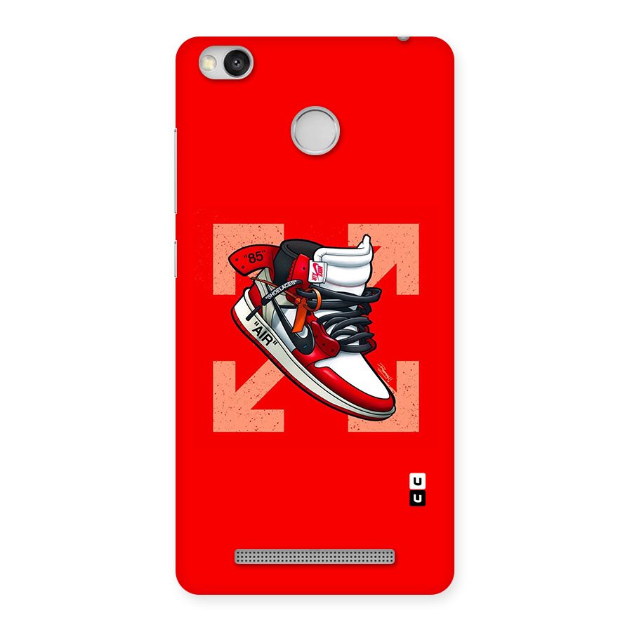 Trendy Air Shoes Back Case for Redmi 3S Prime