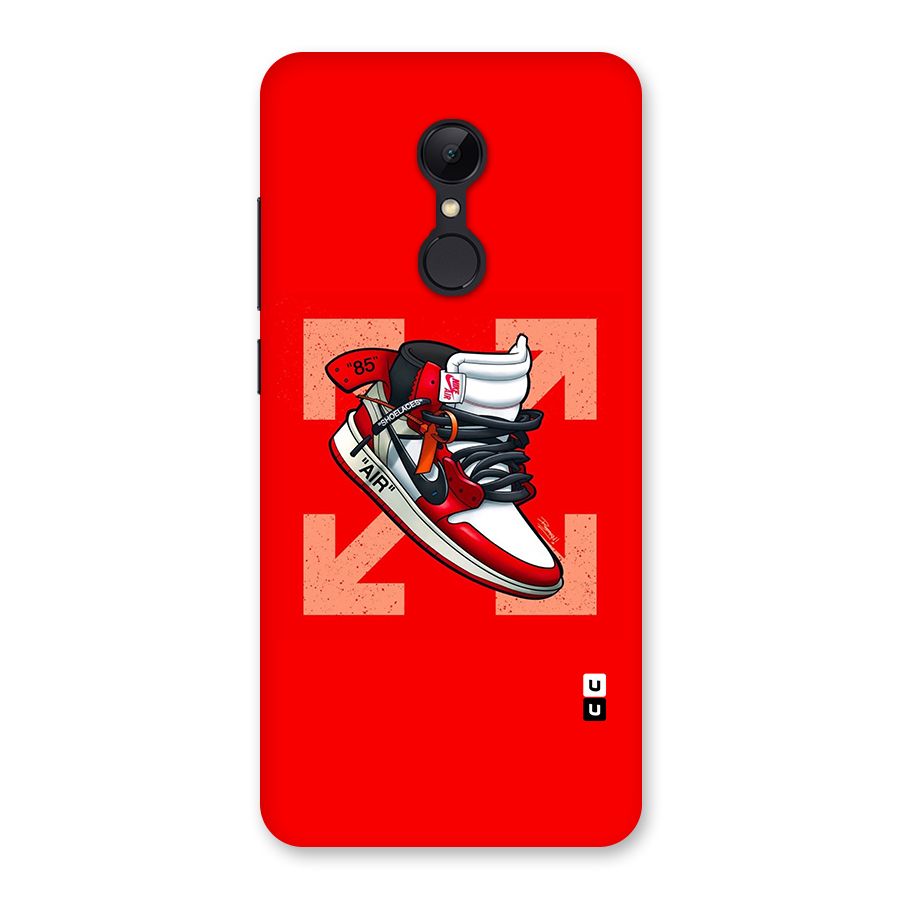 Trendy Air Shoes Back Case for Redmi 5