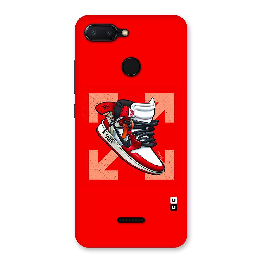 Trendy Air Shoes Back Case for Redmi 6