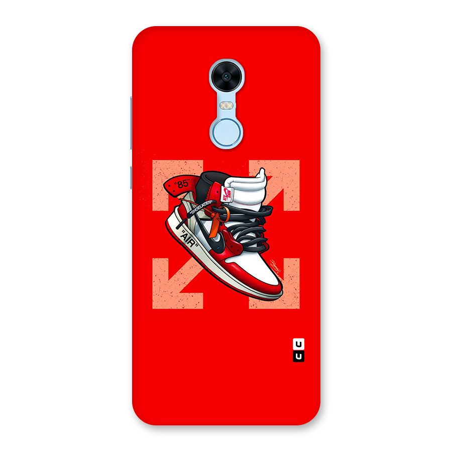 Trendy Air Shoes Back Case for Redmi Note 5