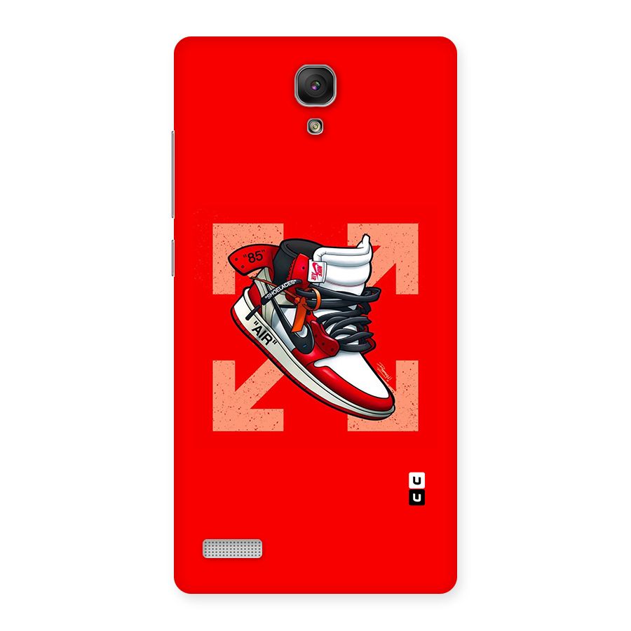 Trendy Air Shoes Back Case for Redmi Note Prime
