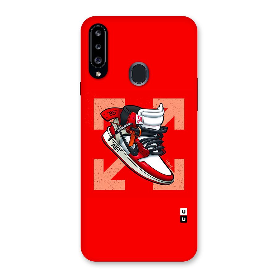 Trendy Air Shoes Back Case for Samsung Galaxy A20s