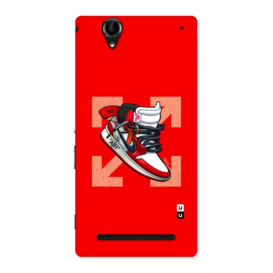 Trendy Air Shoes Back Case for Sony Xperia T2
