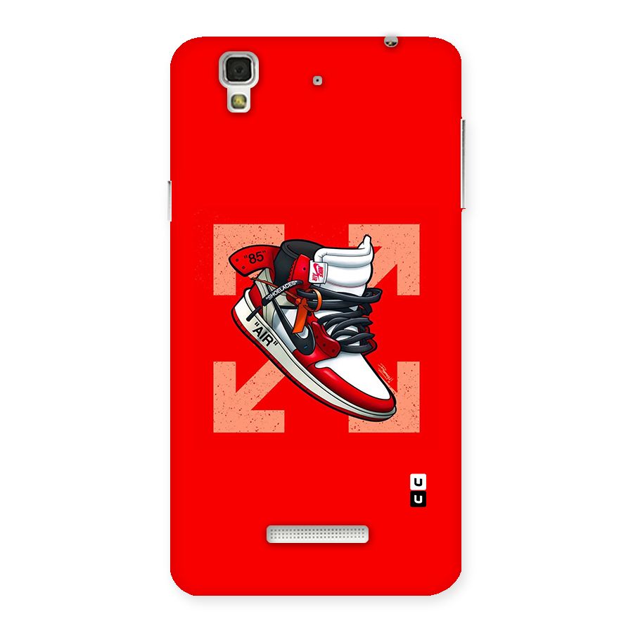 Trendy Air Shoes Back Case for YU Yureka Plus
