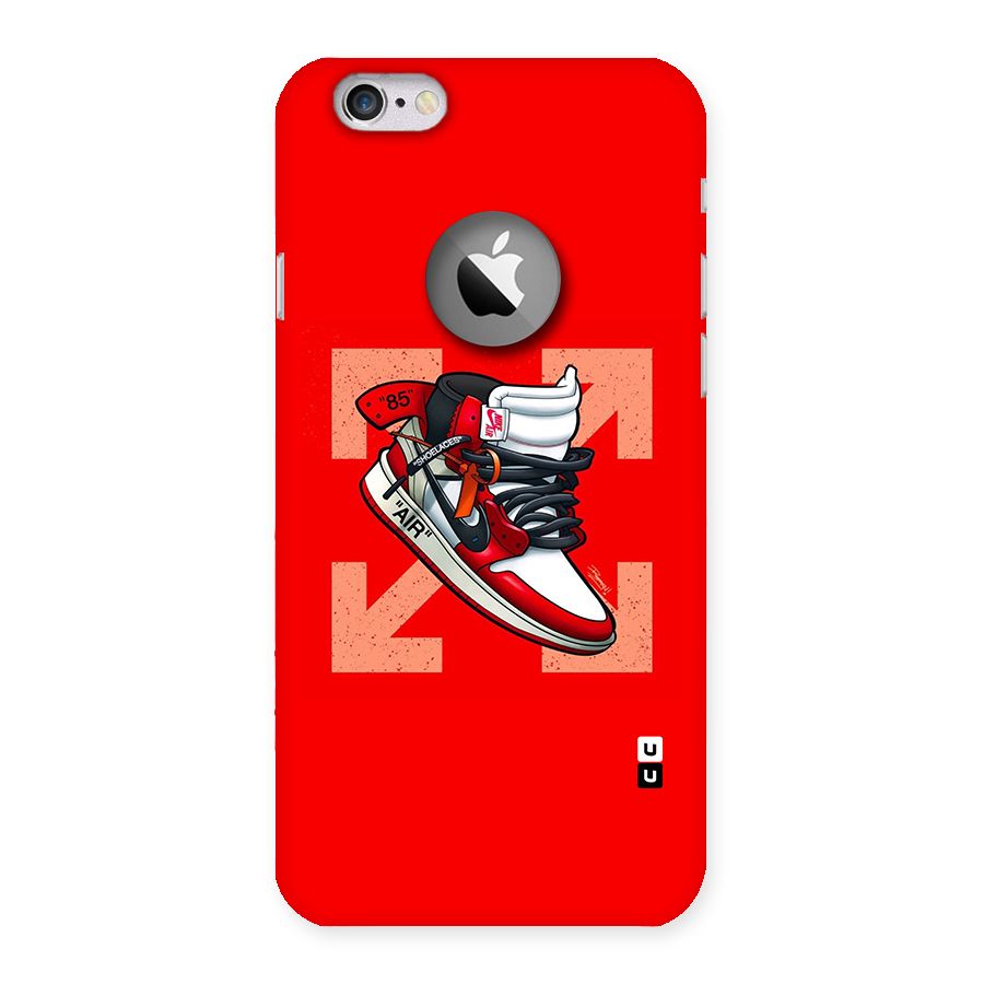 Trendy Air Shoes Back Case for iPhone 6 Logo Cut