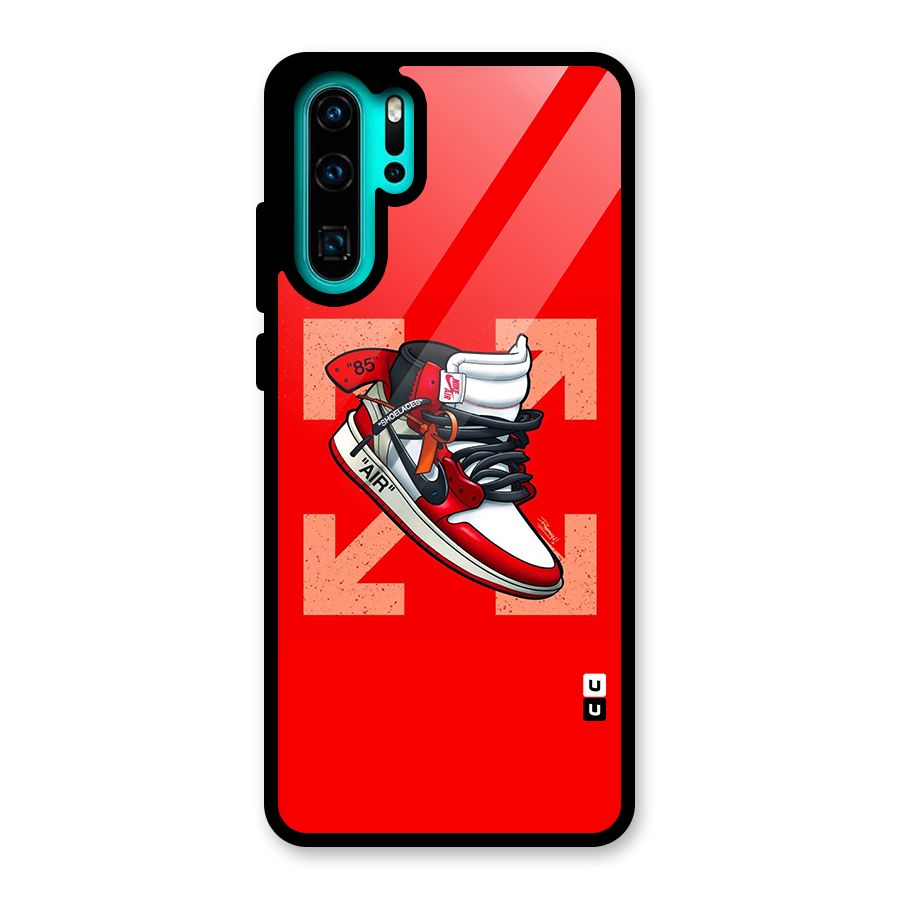 Trendy Air Shoes Glass Back Case for Huawei P30 Pro