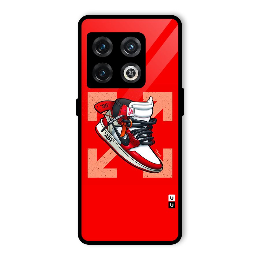 Trendy Air Shoes Glass Back Case for OnePlus 10 Pro 5G