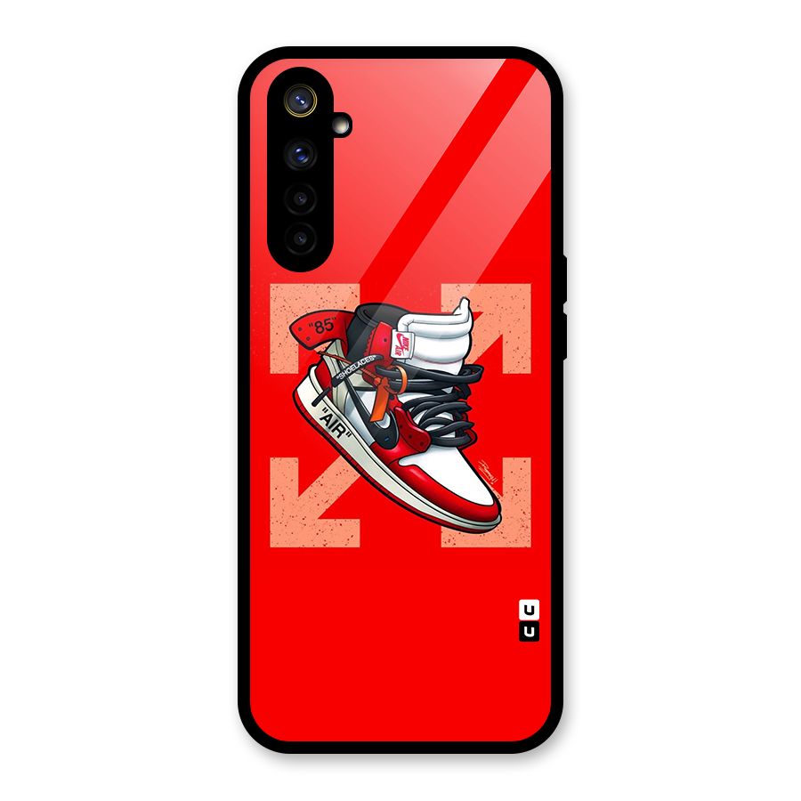 Trendy Air Shoes Glass Back Case for Realme 6