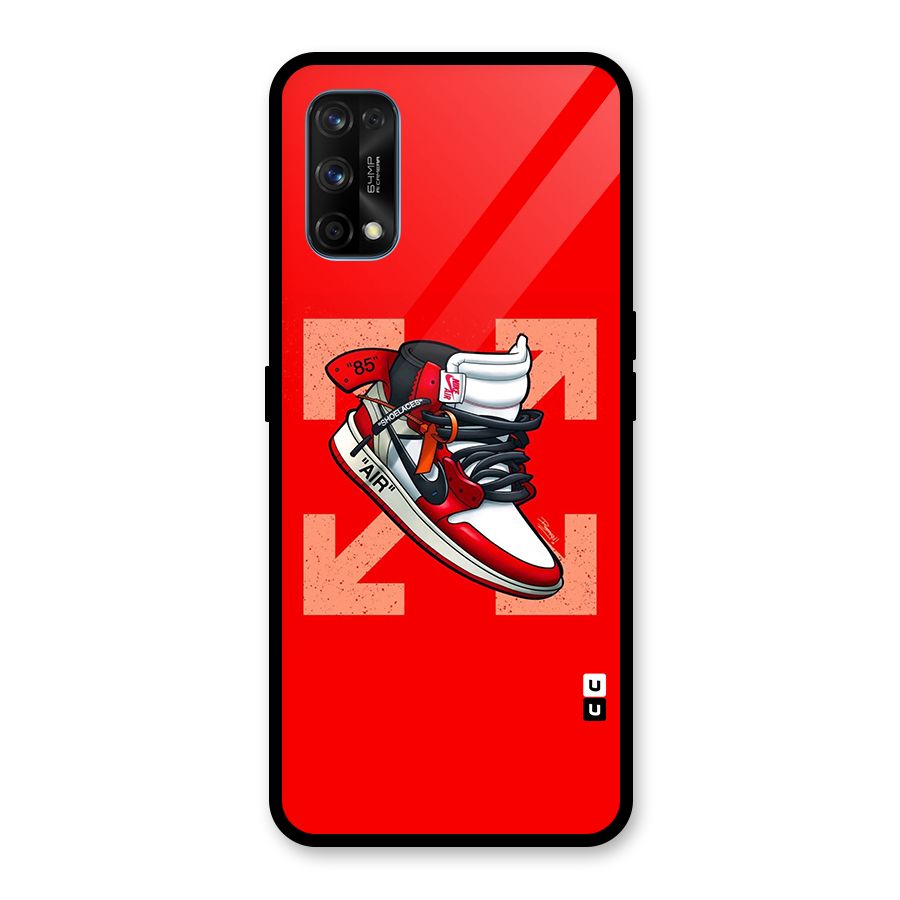Trendy Air Shoes Glass Back Case for Realme 7 Pro