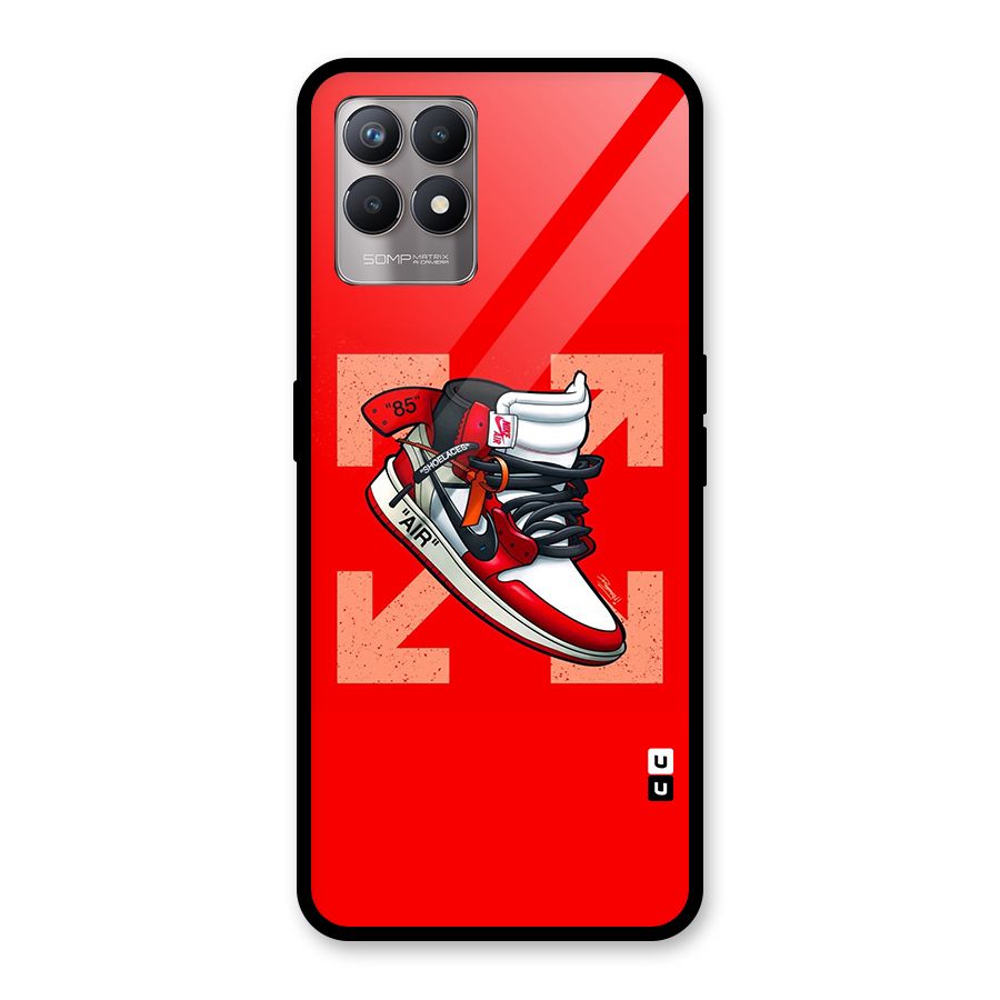 Trendy Air Shoes Glass Back Case for Realme Narzo 50