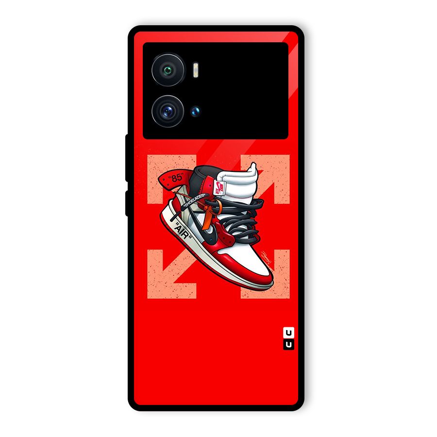 Trendy Air Shoes Glass Back Case for Vivo iQOO 9 Pro