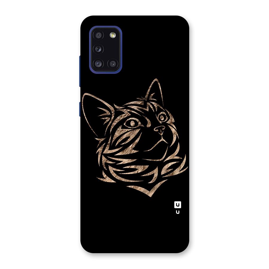 Tribal Cat Back Case for Galaxy A31