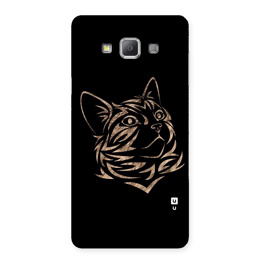 Tribal Cat Back Case for Galaxy A7