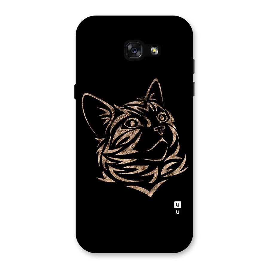 Tribal Cat Back Case for Galaxy A7 (2017)